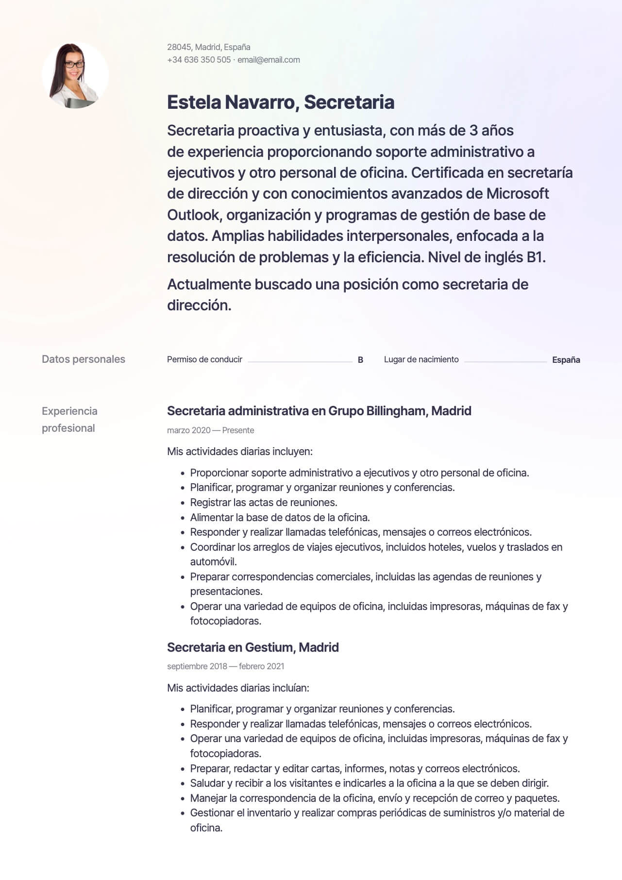 Hacer Cv Gratis Pdf Plantillas de Currículum - 27 diseños GRATIS - PDF y Word